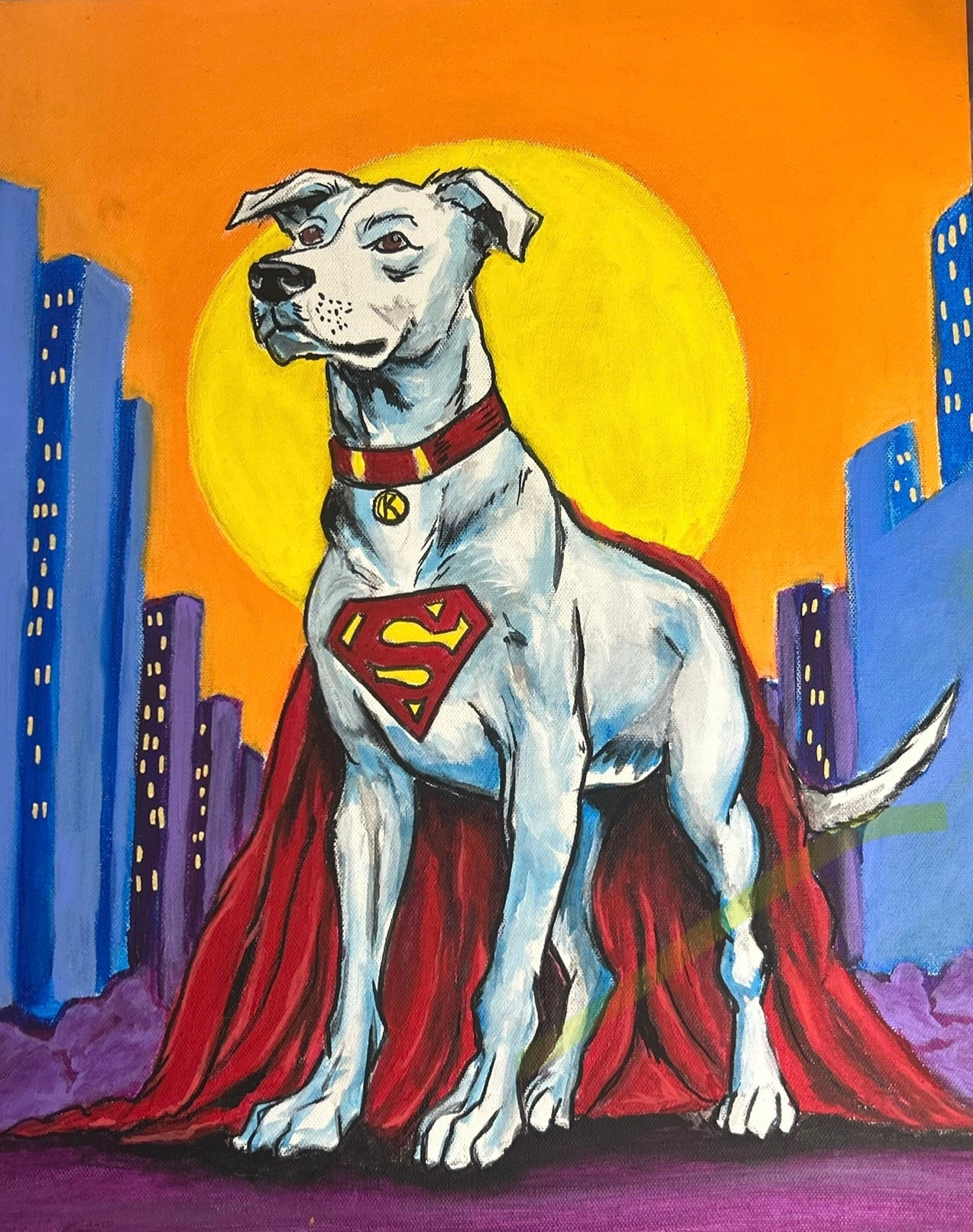 Clark is Calling Print (Not Digital) Superdog/Superman
