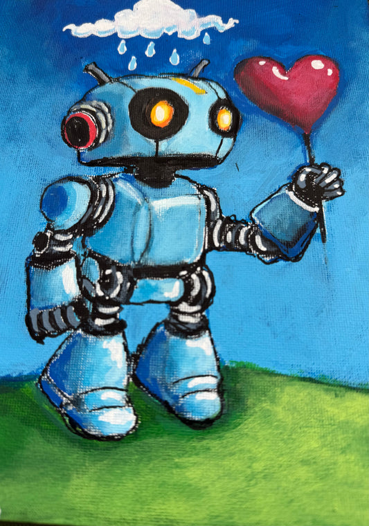 Caught A Feeling In The Rain Print (Not Digital)