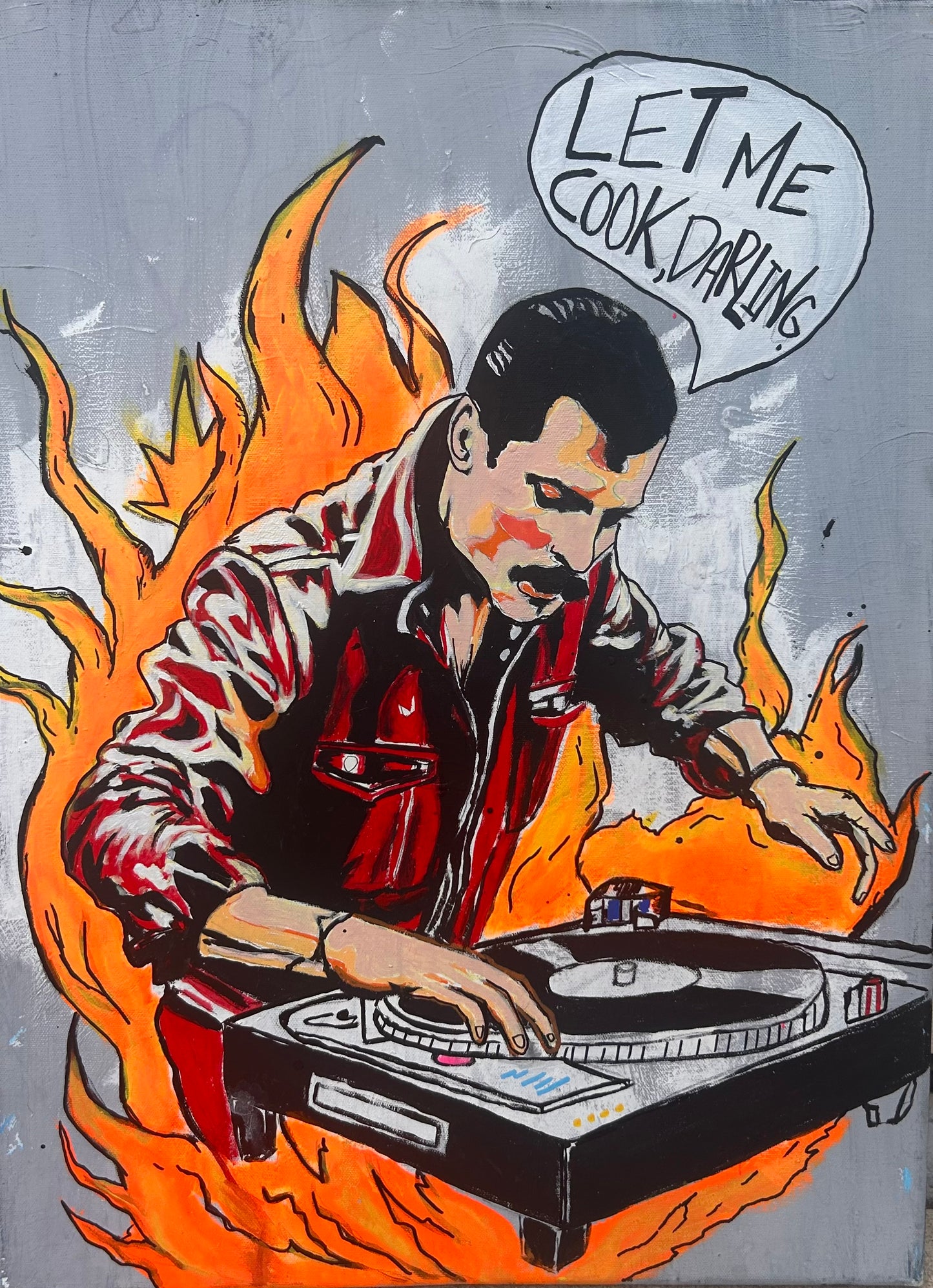 Queen of the Cook Print (Not Digital) Queen/Freddie Mercury