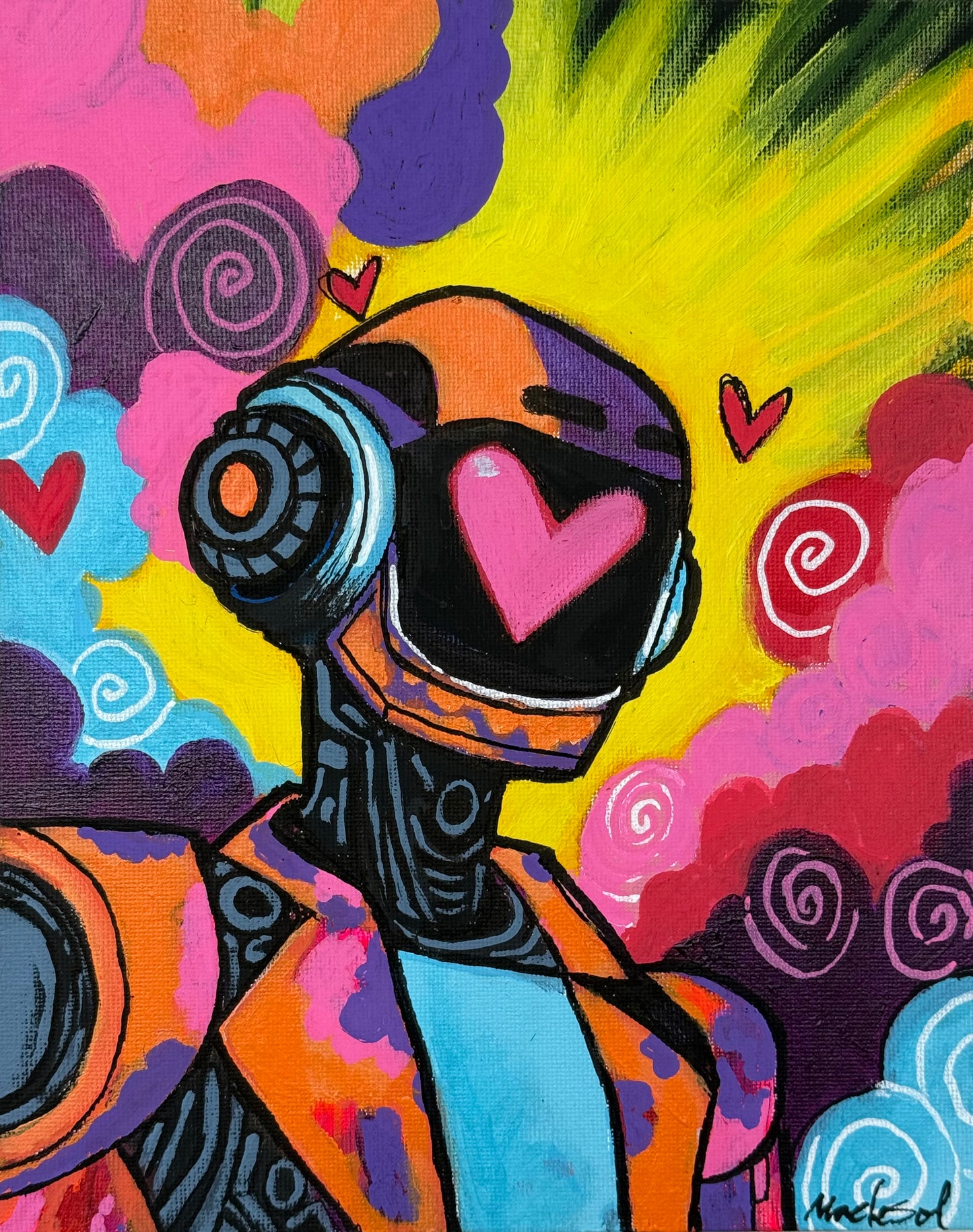 Am I Beautiful? Print (Not Digital) Robot Love