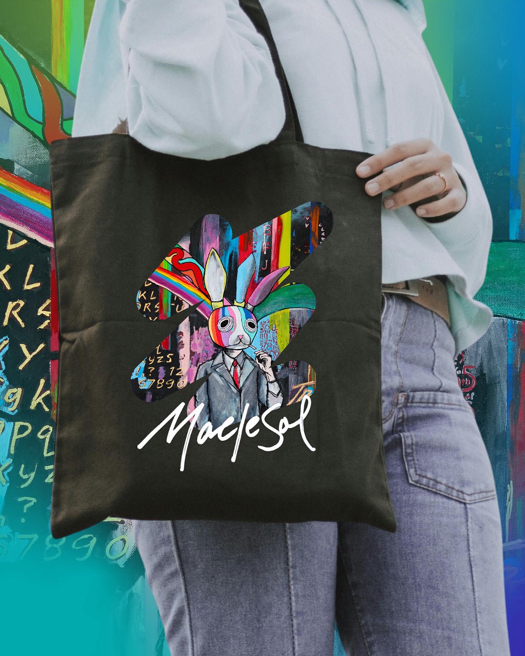 Lucky Rabbit #3 Tote Bag