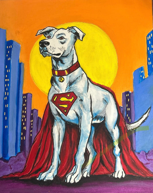 Clark is Calling Print (Not Digital) Superdog/Superman