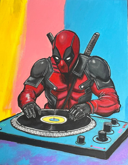 DJ Pool Print (Not Digital) Deadpool