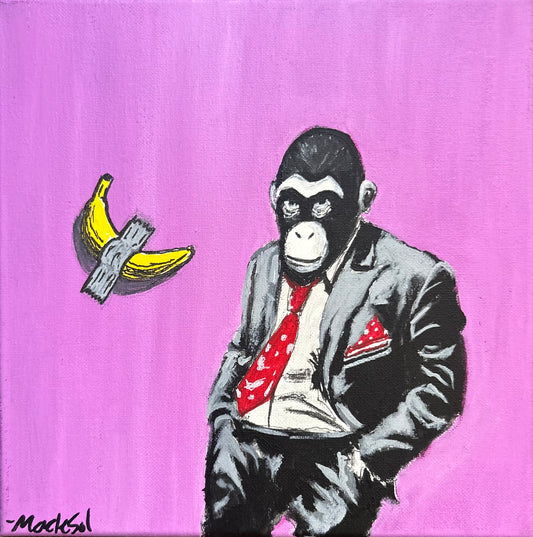 Untitled Gorilla Print (Not Digital) Gorilla In Suit