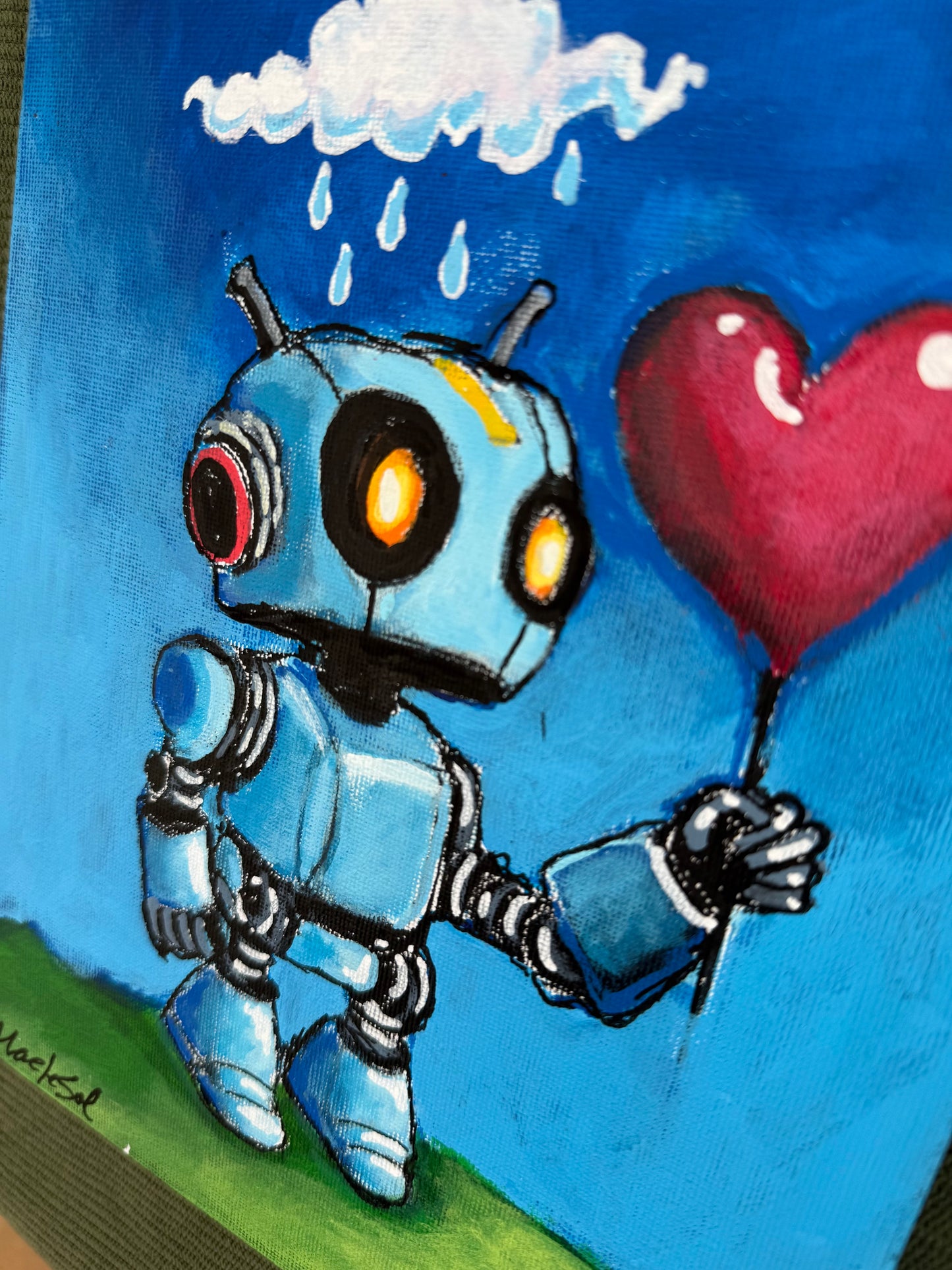 Caught A Feeling In The Rain Print (Not Digital)