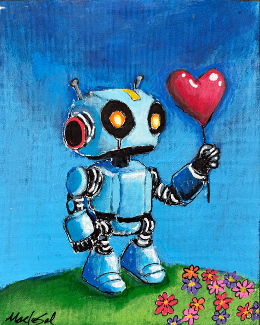 Caught A Feeling In A Garden Print (Not Digital)