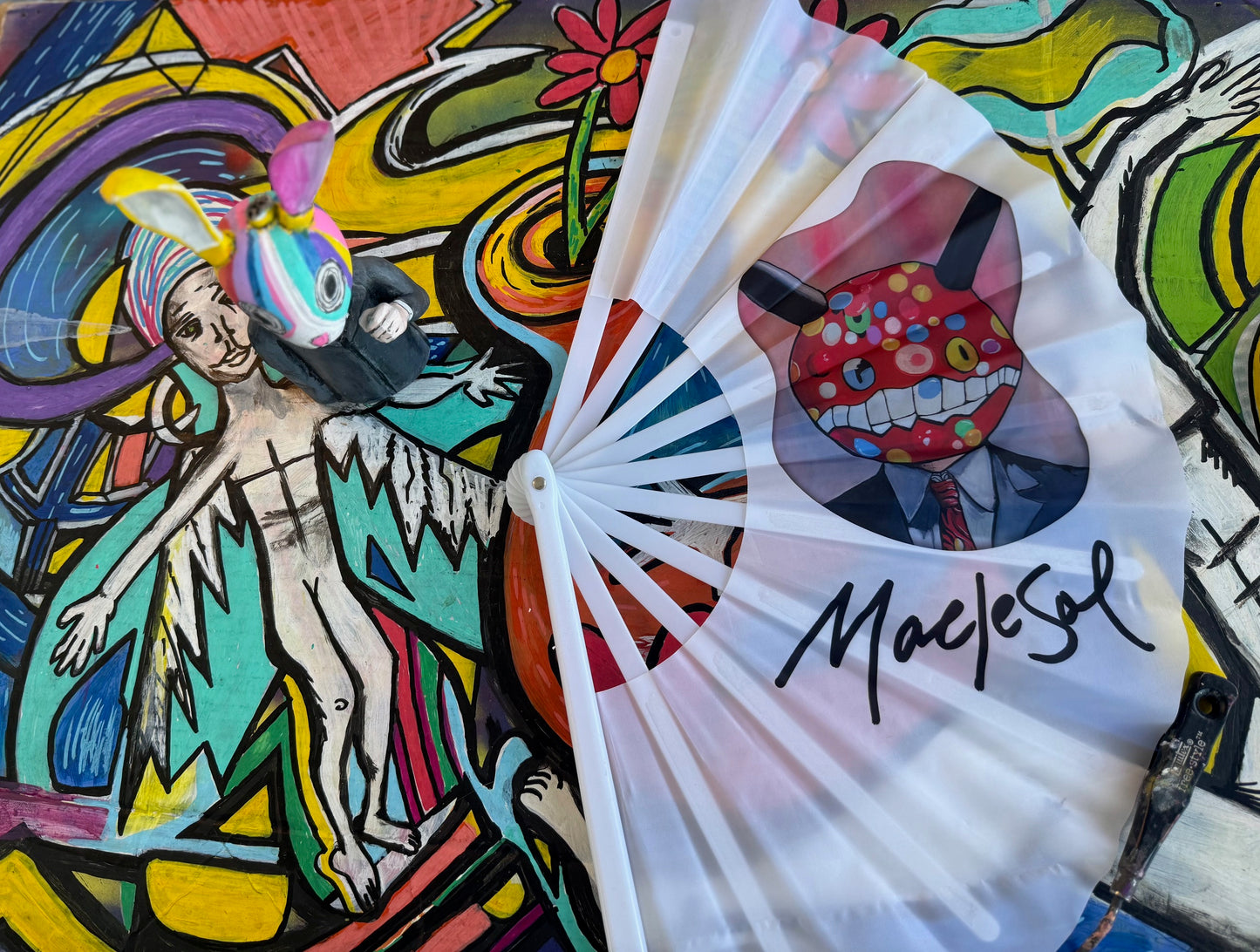 Lucky Rabbit #1 Hand Fan