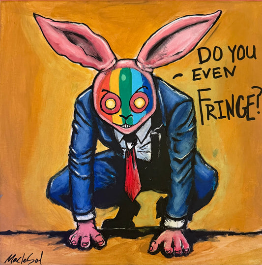 Fringe Bunny Print (Not Digital)