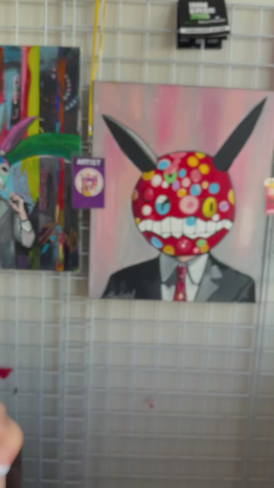 Lucky Rabbit #1 Hand Fan